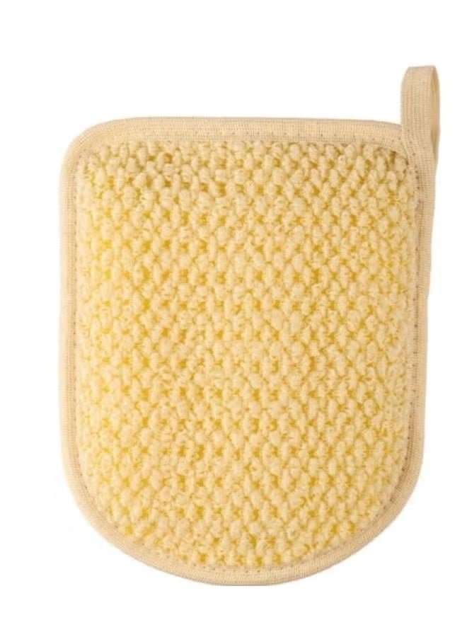 ليفة طبيعية ثقيلة للجسم وقفاز تدليك متعددة الالوان